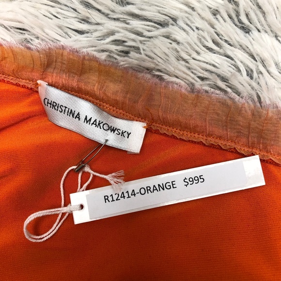 NWT Christina Makowsky One Shoulder Dress - Picture 5 of 8